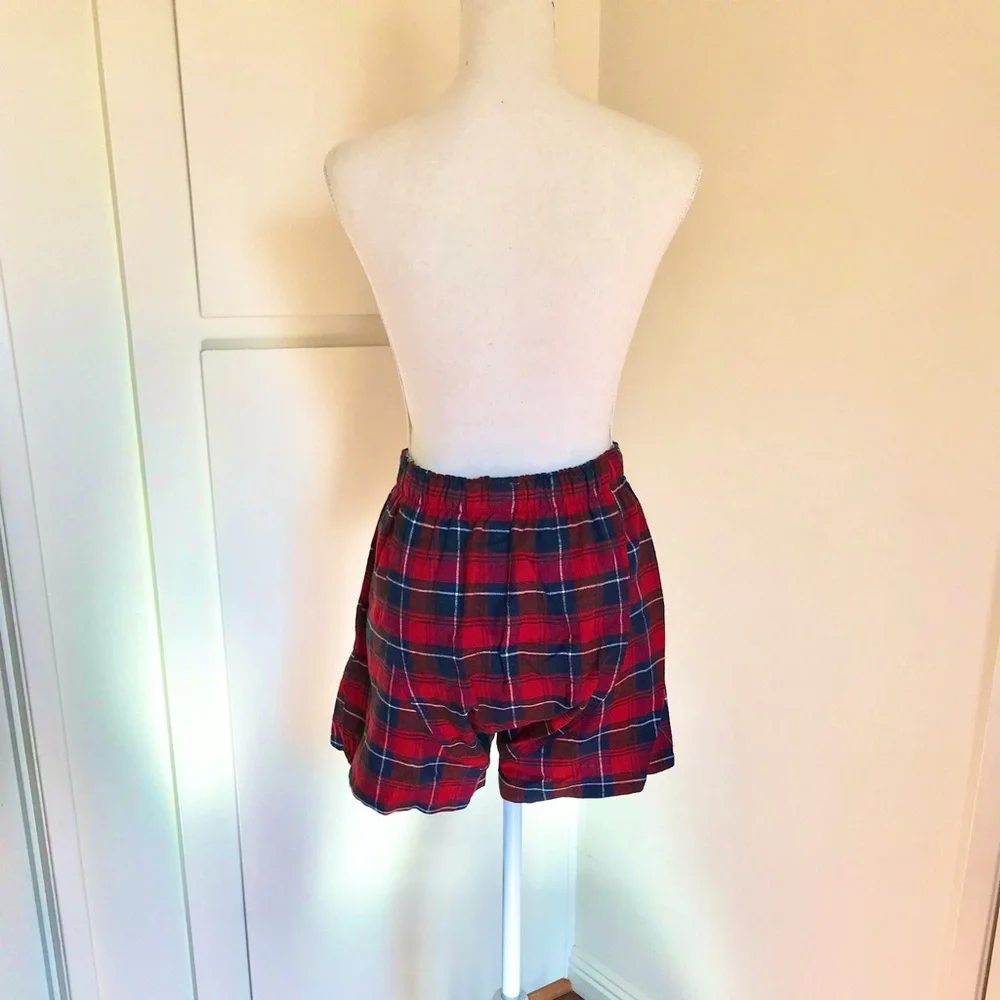 J.Crew flannel plaid boxers